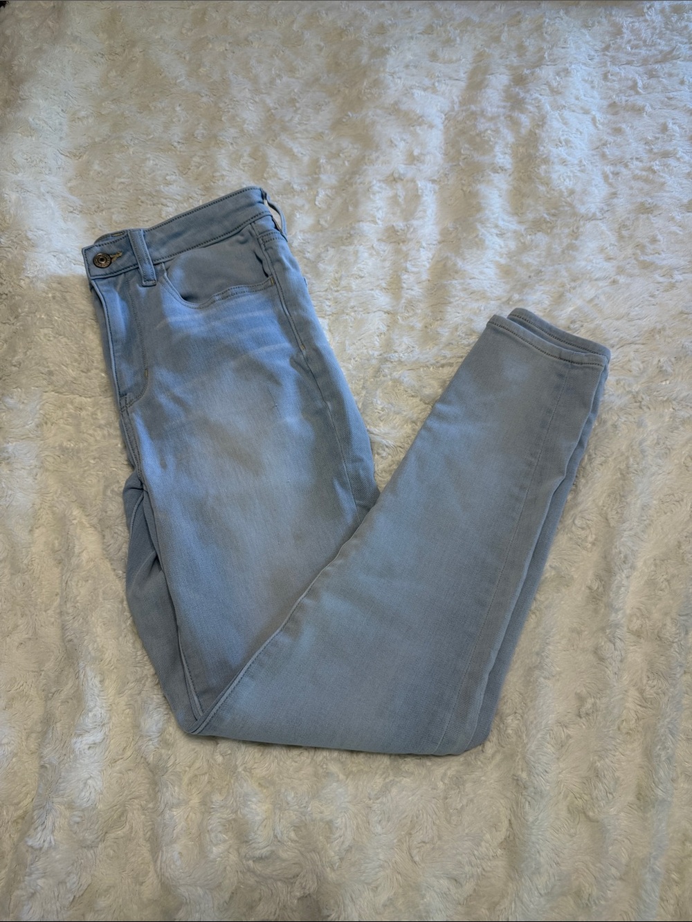 American Eagle Light Blue Super Stretch Jeans